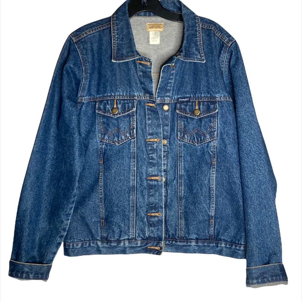 Wrangler Women’s Classic Jean Jacket Medium Blue Size Large